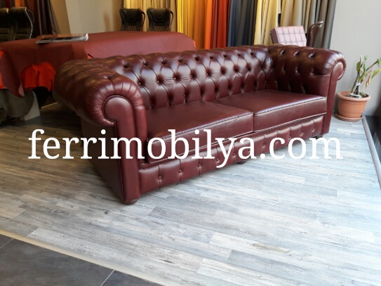 A2 280 BORDO CHESTERFIELD KANEPE 