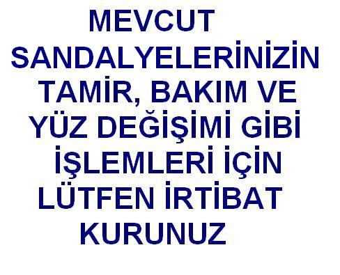SANDALYE TAMİRİ VE YÜZ DEĞİŞİMİ P69 001